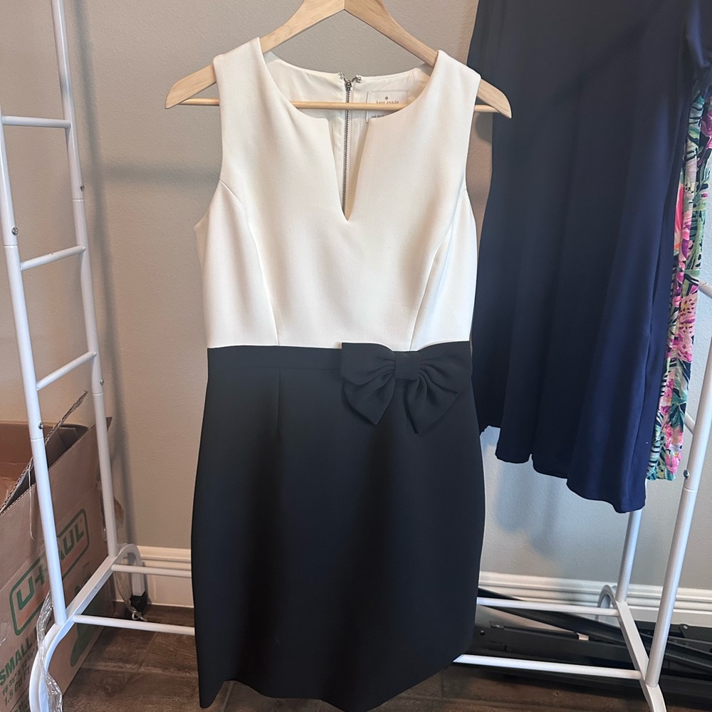 Kate Spade Crepe Bow Sheath Dress